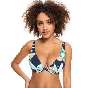 Roxy Printed Beach Classics New Underwire Bikini Top